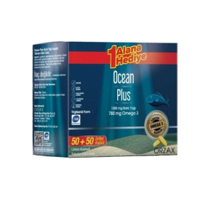 Ocean Plus 1200mg Balık Yağı 90 Kapsül
