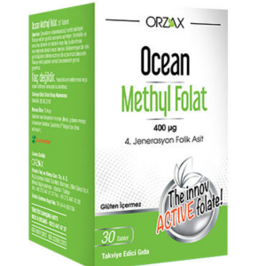 Orzax Ocean Methyl Folat 30 Tablet
